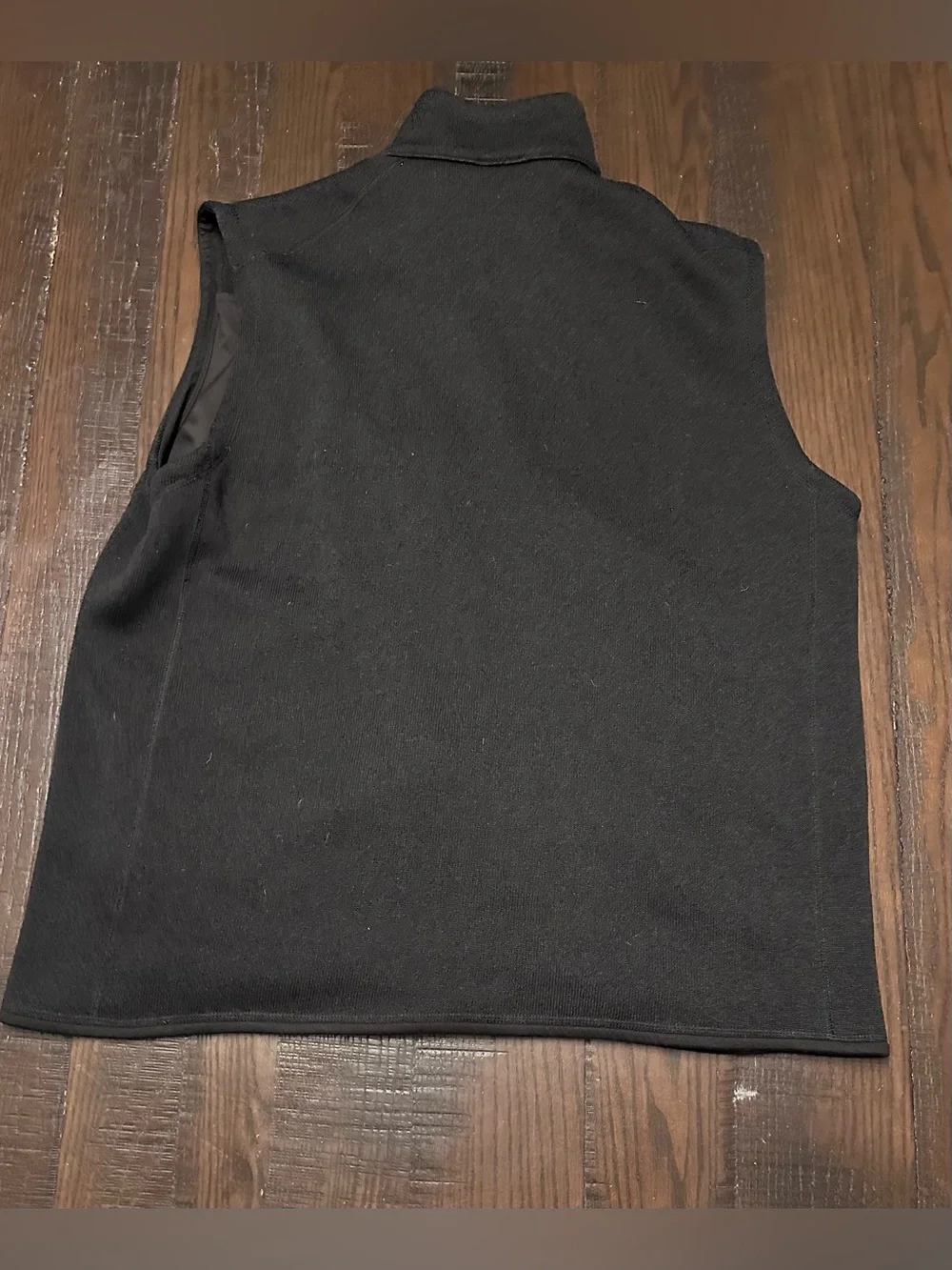 Patagonia Men's Better Sweater Vest Black Mens 3XL Full Zip Up - EXCELLENT COND